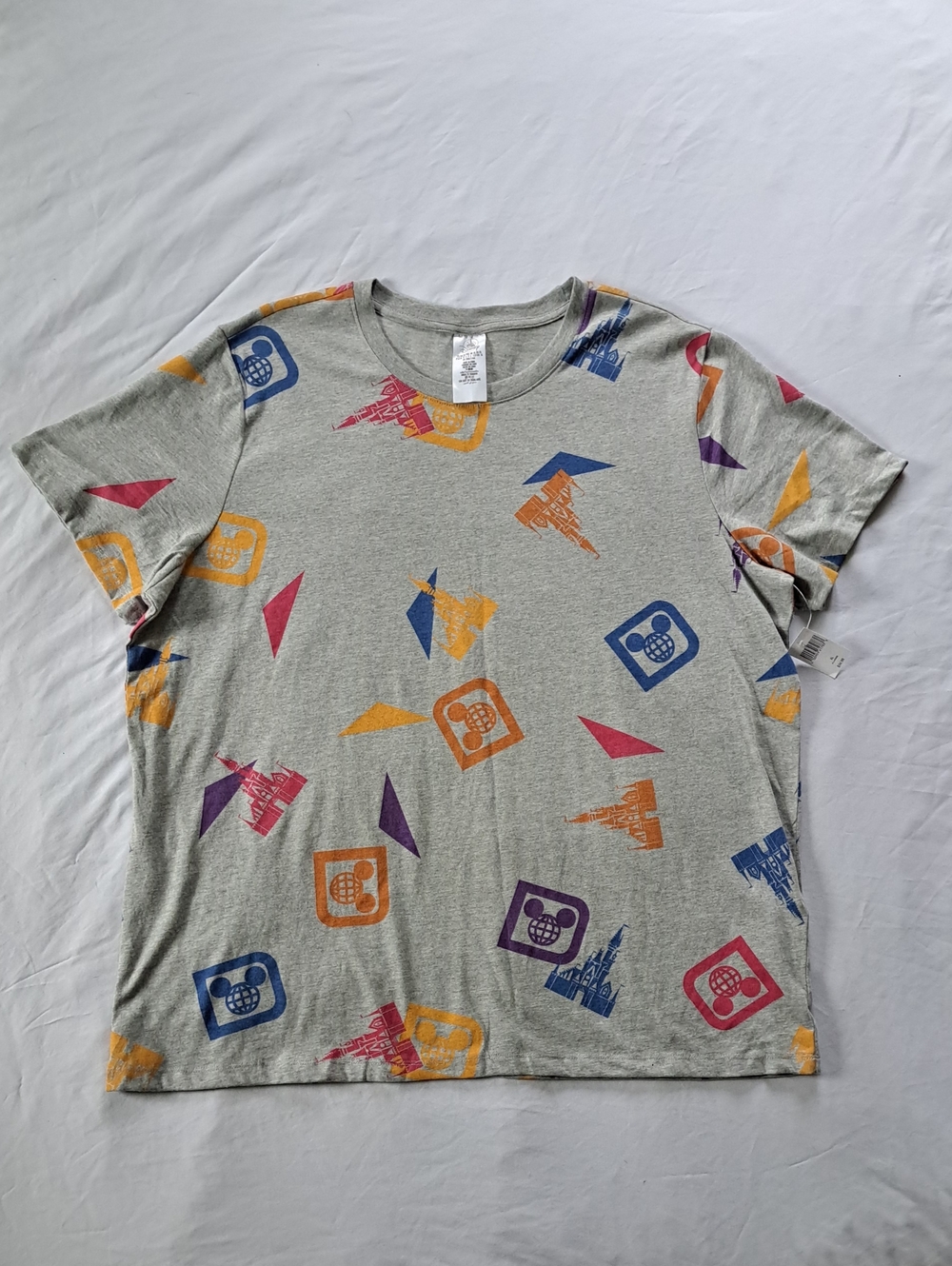 Disney Vault Collection Limited Release Gray Tee with 90s Retro Logo Size XL NWT